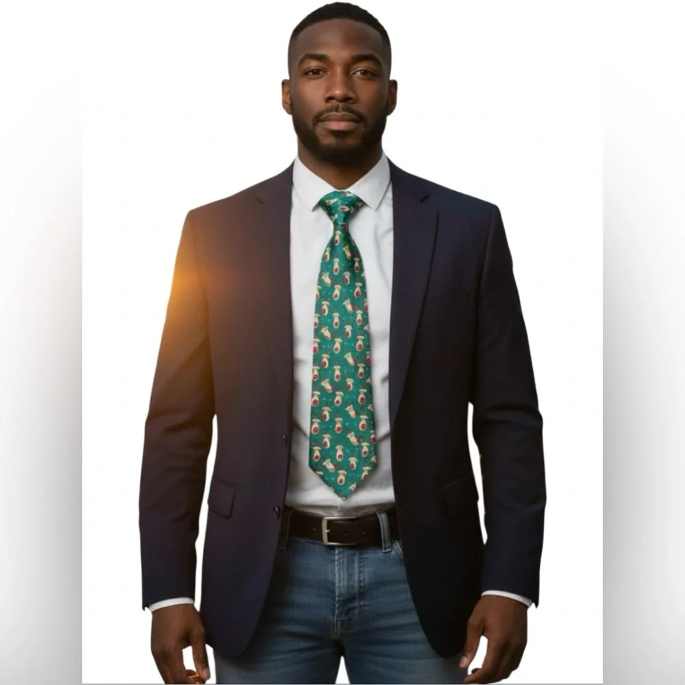 Men’s Rudolph Christmas tie